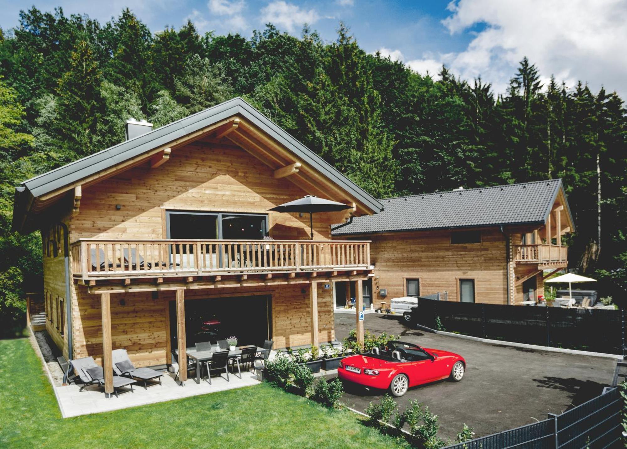 Chalet 49 Nesselgraben - Ferienwohnungen Aus Holz Koppl Exteriér fotografie